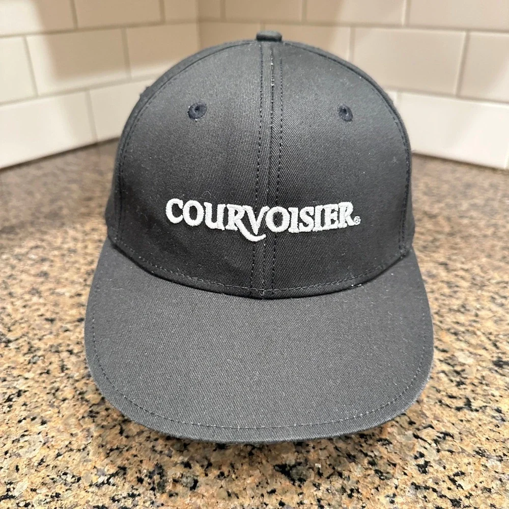 Courvoisier‎ Style Master Strapback Hat Cap Mens OSFA Black Cotton